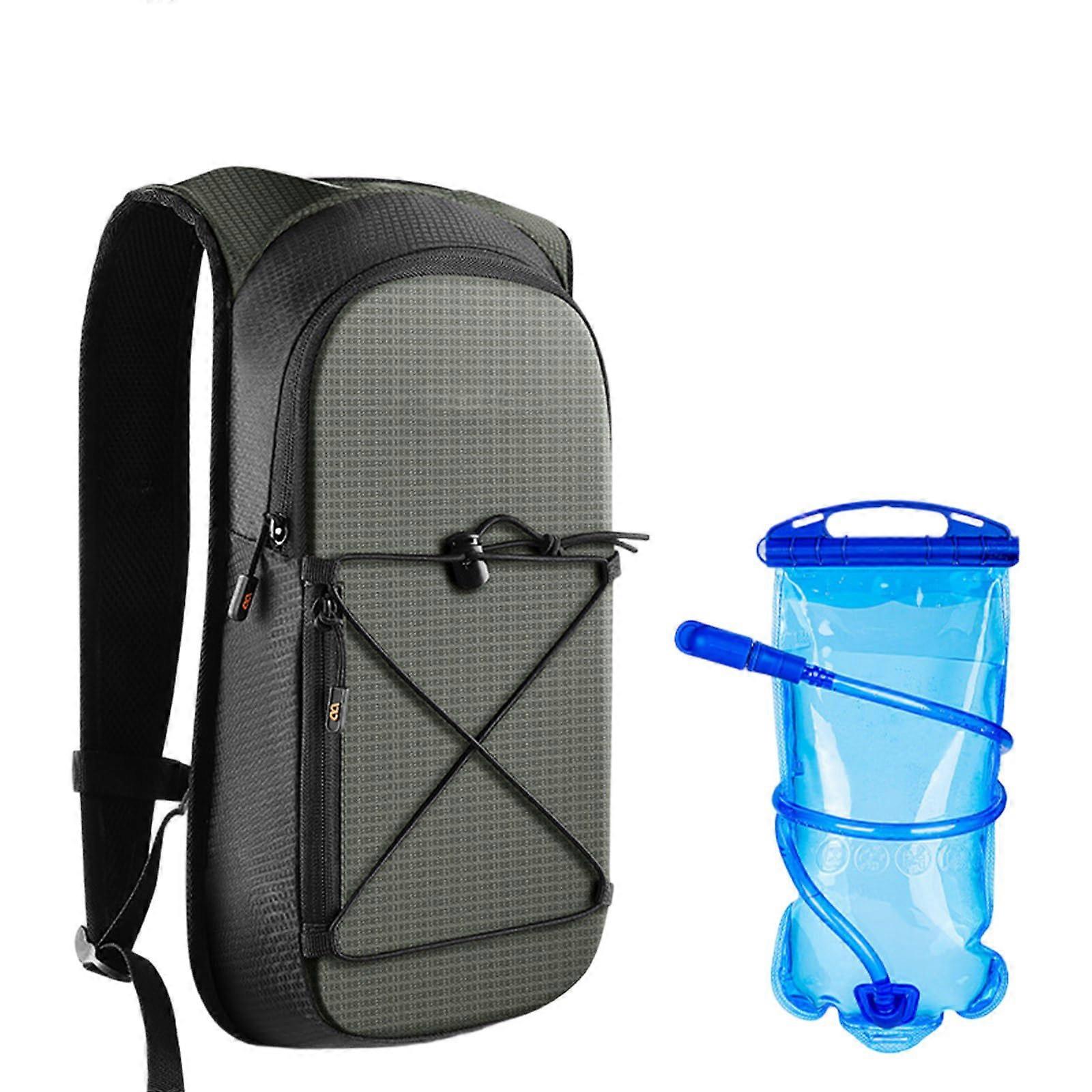 Backpacks Comfortable DoubleStrap Waterproof Portable Bicycle Bag For Cyclists And Hikers Grey