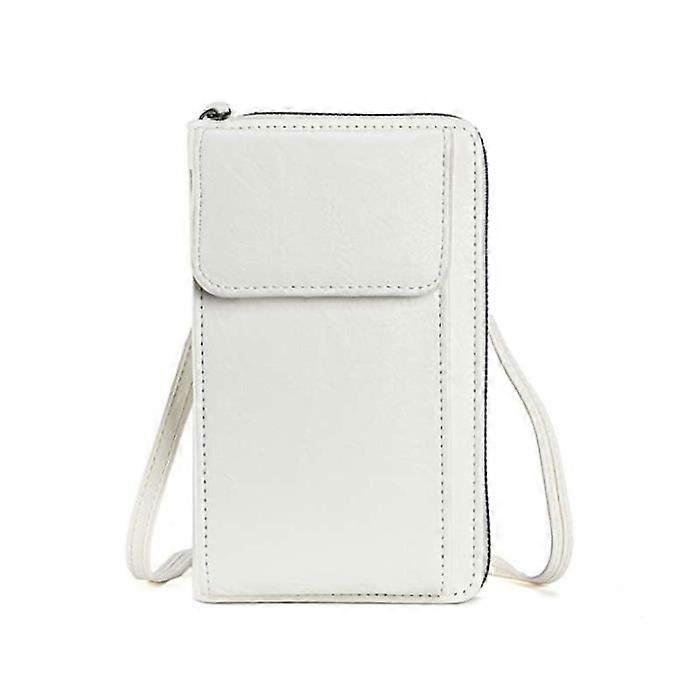 Shoulder Bag - Women - Mini - PU - White - Vertical Style, Rectangular