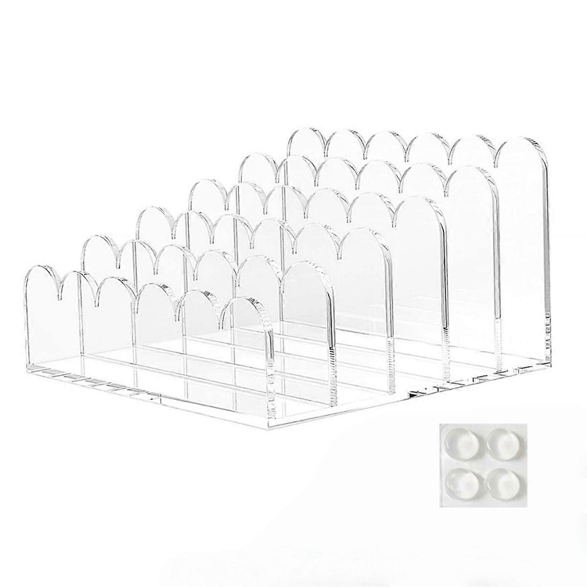 Clear Acrylic Mail Organizer File Sorters Workspace Organizer