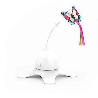 Auto Butterfly Cat Toy Relieve Boredom 360 Degree Rotating Interactive Cat Toy for Cats Kitten 2025