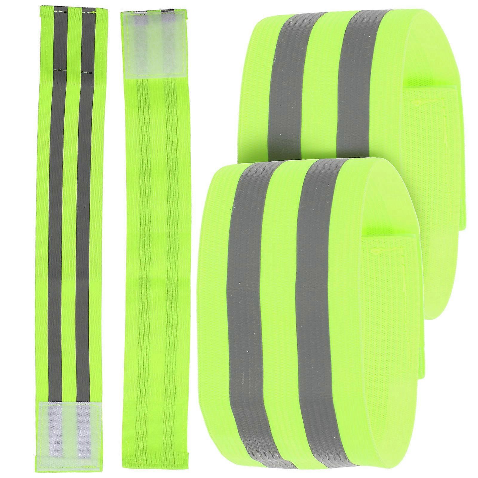 High Visibility Reflective Wristbands for Safety with 8Pcs Practical Armbands