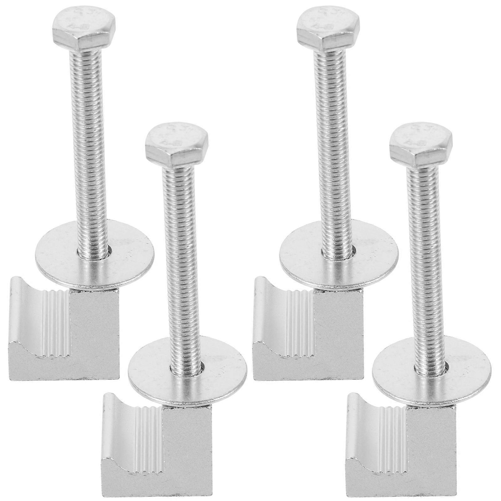 J Hooks Tool Box Clamps for Truck Bed Mounting with 4Pcs Heavy Duty Clips