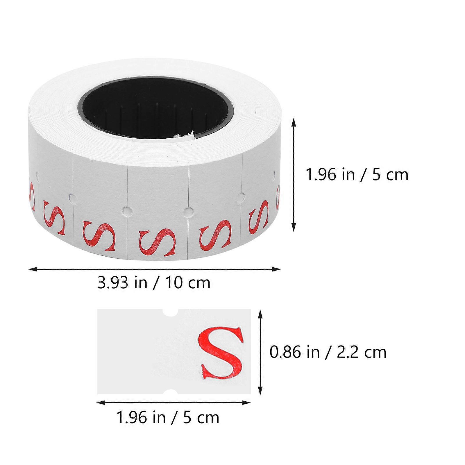 Size Stickers for Clothing Self Adhesive Clothes Size Labels 30 Rolls