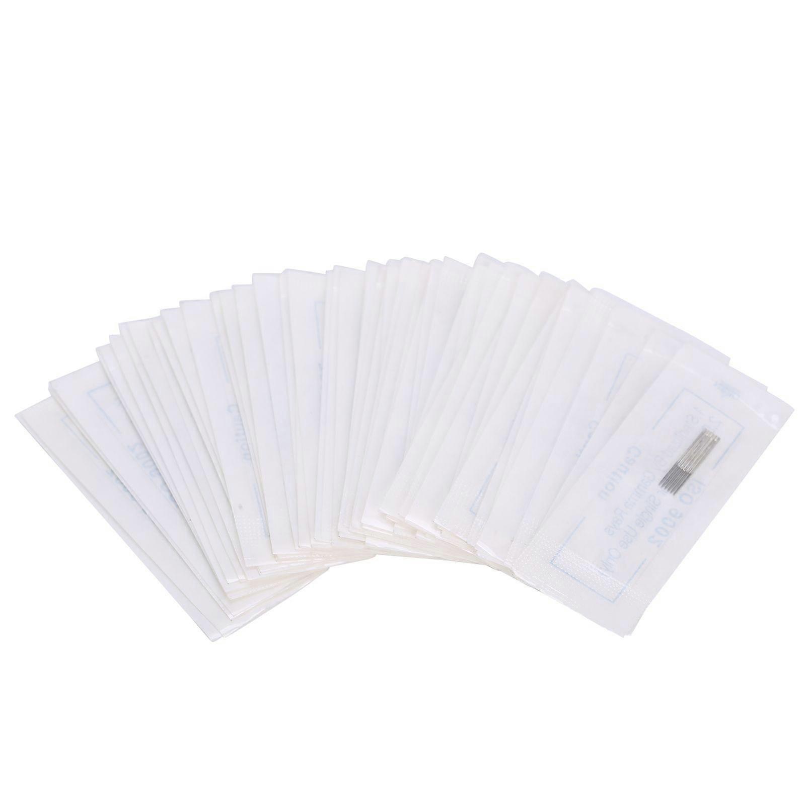 50pcs Stainless Steel Microblading Needle Fast Coloring Eyebrow Shader Tattoo Needle Blade6 x 3R