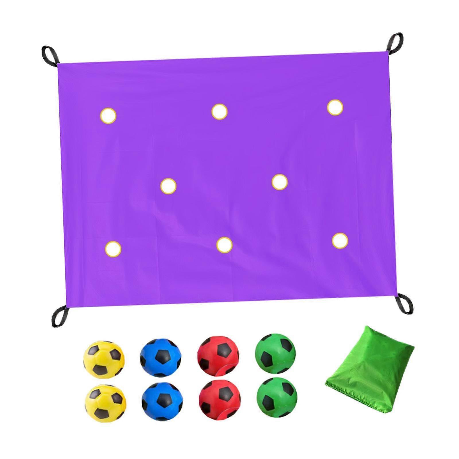 Hole Tarp Exercise Activities Coordination Interactive Outdoor with Ball Team