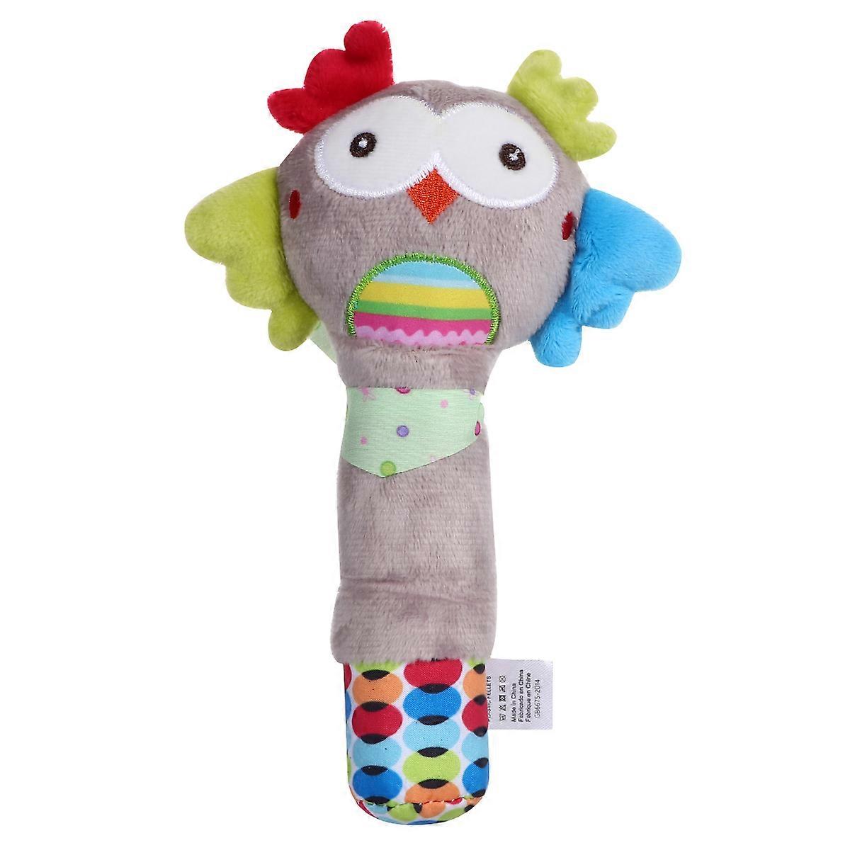 Stick Baby Toy for Playing 1Pcs Plush Hand Grip Infant Handbell