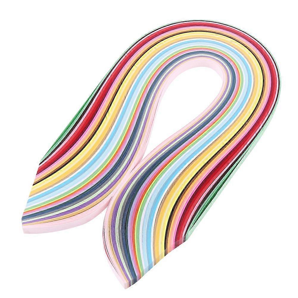 Multi Color 720 Pcs Quilling Paper Art Strips in 36 Colors 540mm Length 3mm Width