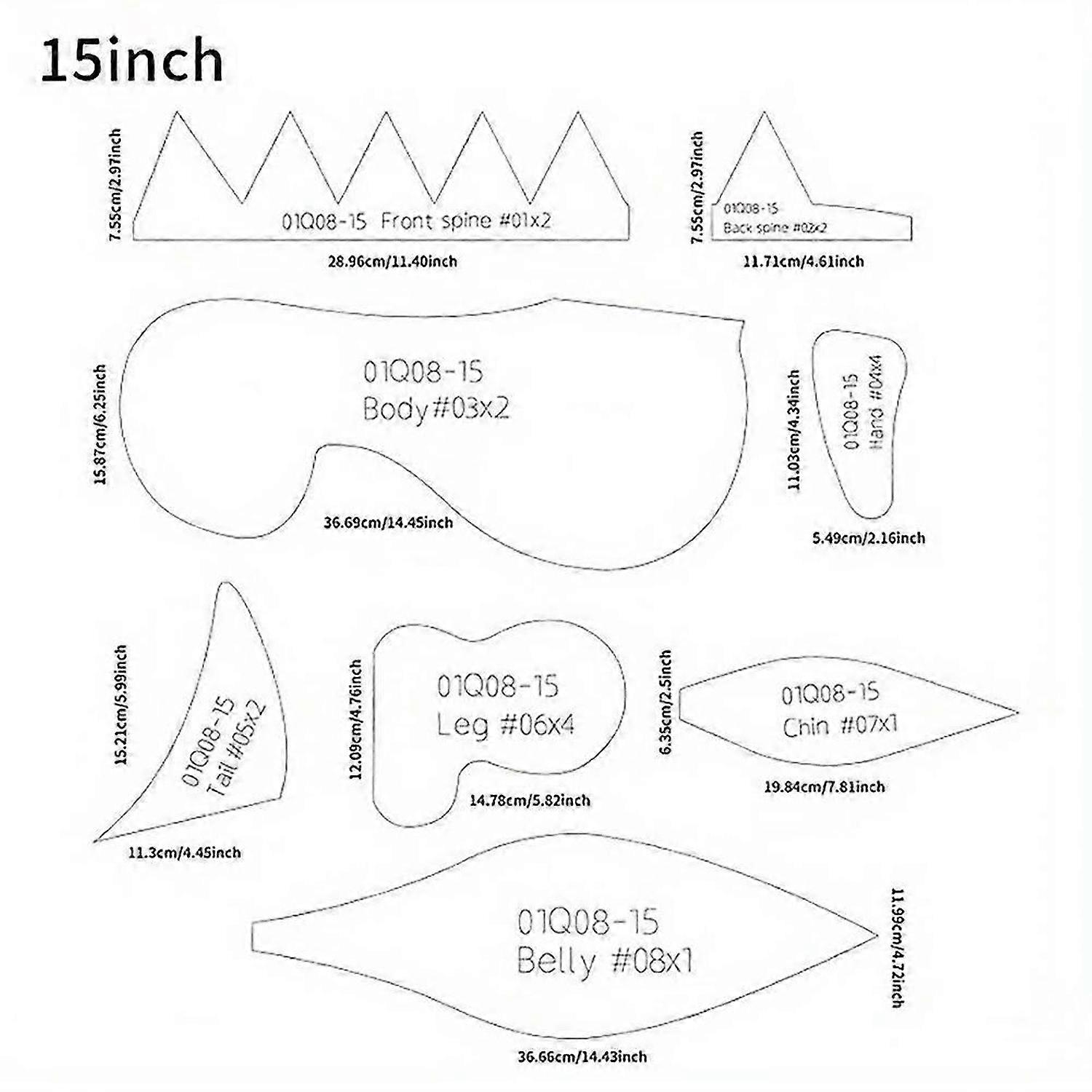 Sturdy Dinosaur Craft Stencils For Textile Art Reusable Line Quilting Stencils for Painting Drawing for Painting Drawing Art