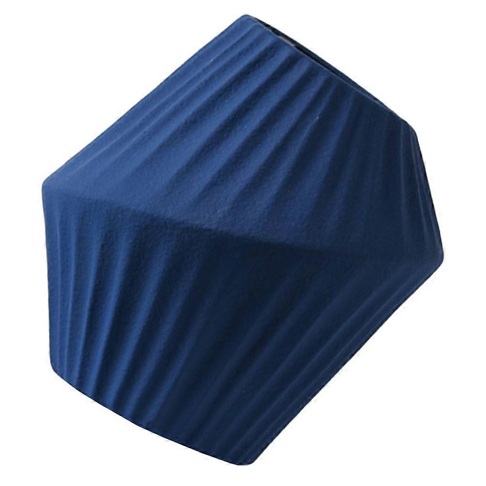 Creative Ceramics Flowerpot for Storage 2Pcs Blue Flower Arrangement Container