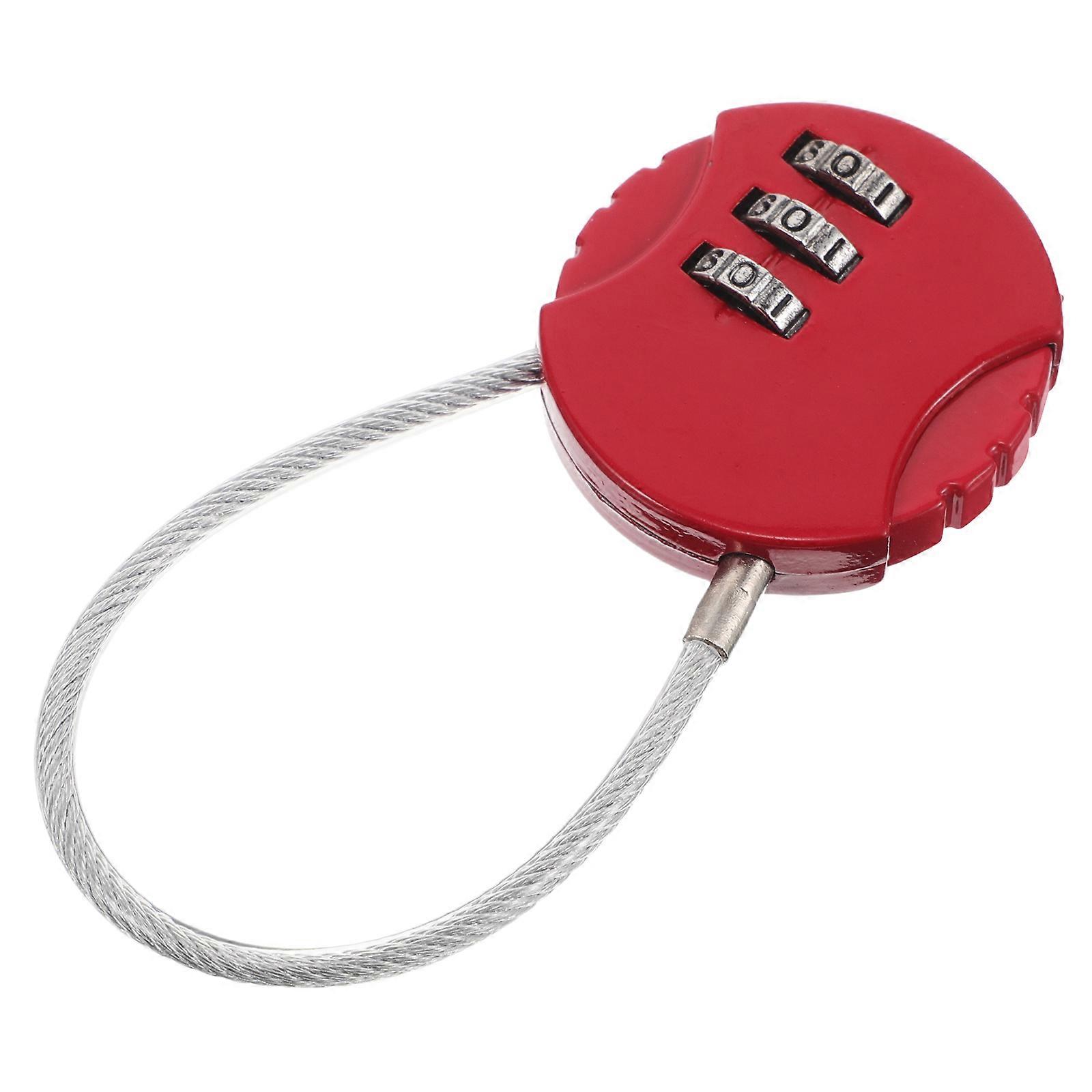 Gym Locker Lock Combination Lock with 3Pcs for Suitcase and Bags