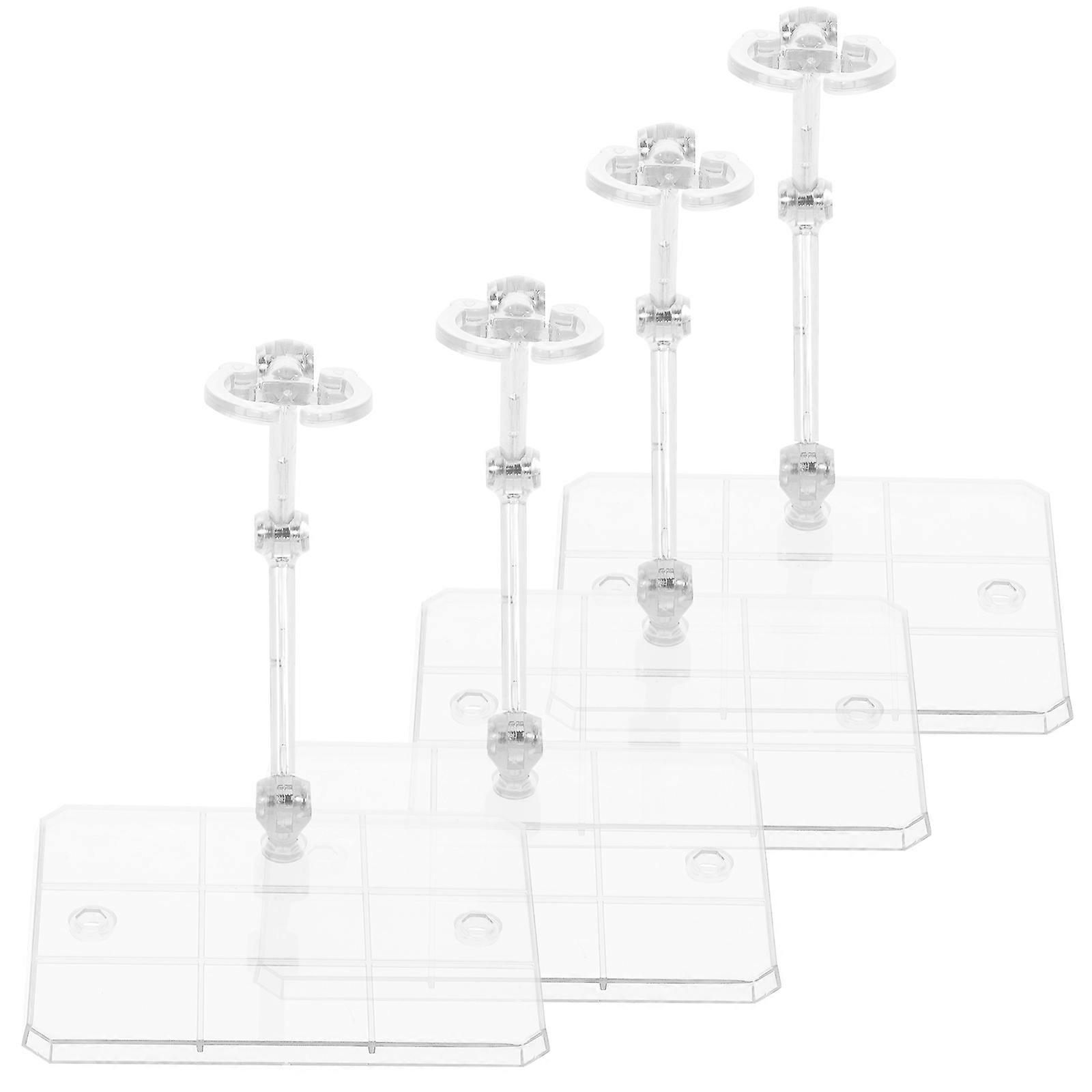 Figure Model Stand Display Holder Adjustable For Action Figures Shopping Mall Use 4Pcs