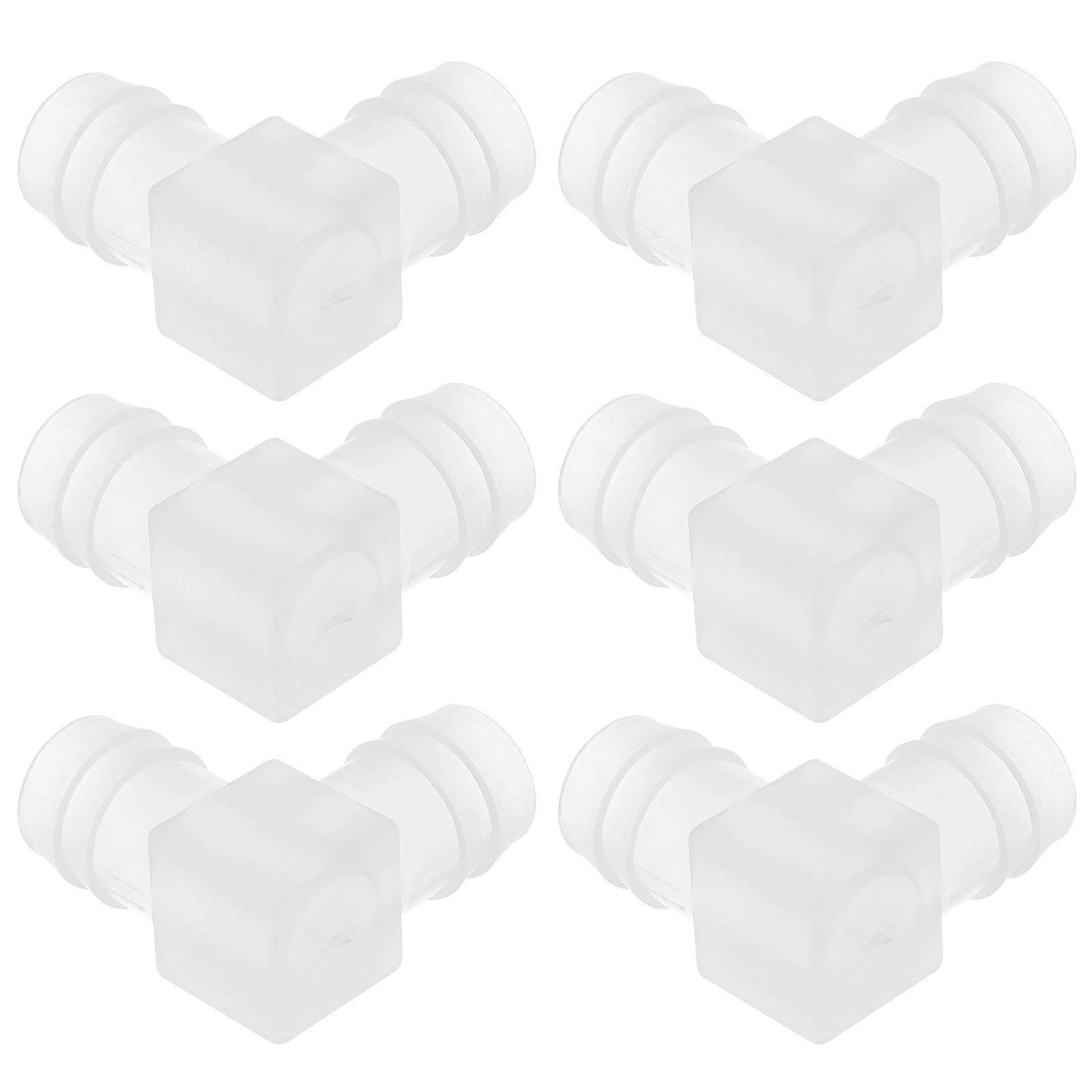 Plastic Hose Elbow Fittings for Connecting 30Pcs White Plastic Hose Connectors