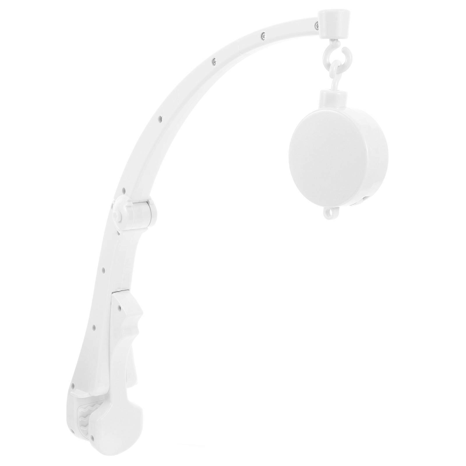 Mobile Arm Bed Bell Toy Attachment Clamp For Nursery And Home With White Color 4Pcs