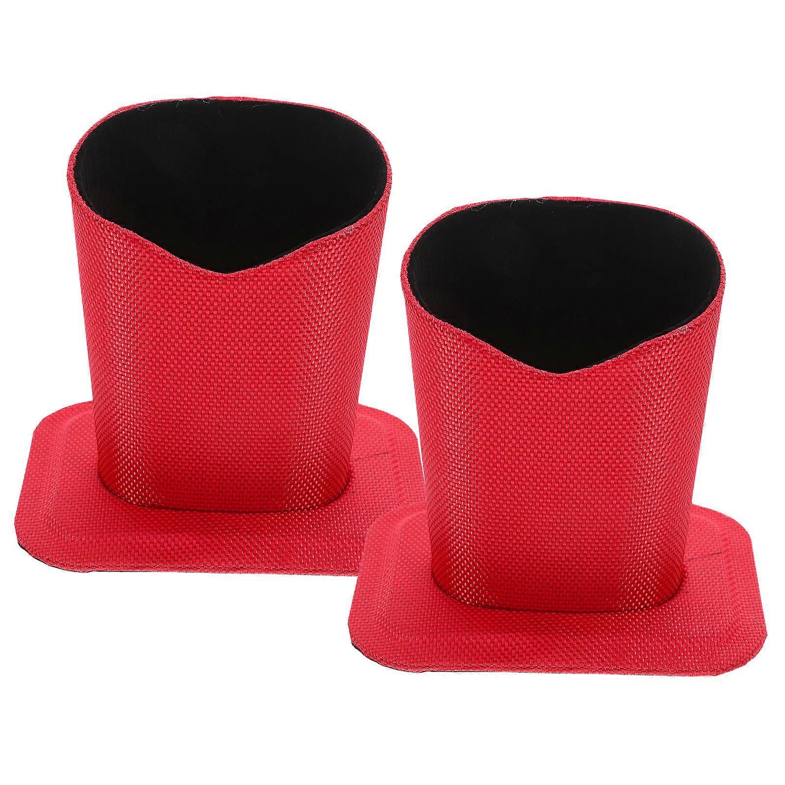 Creative Eyeglass Display Stand for Office Functional Holder 5Pcs Red
