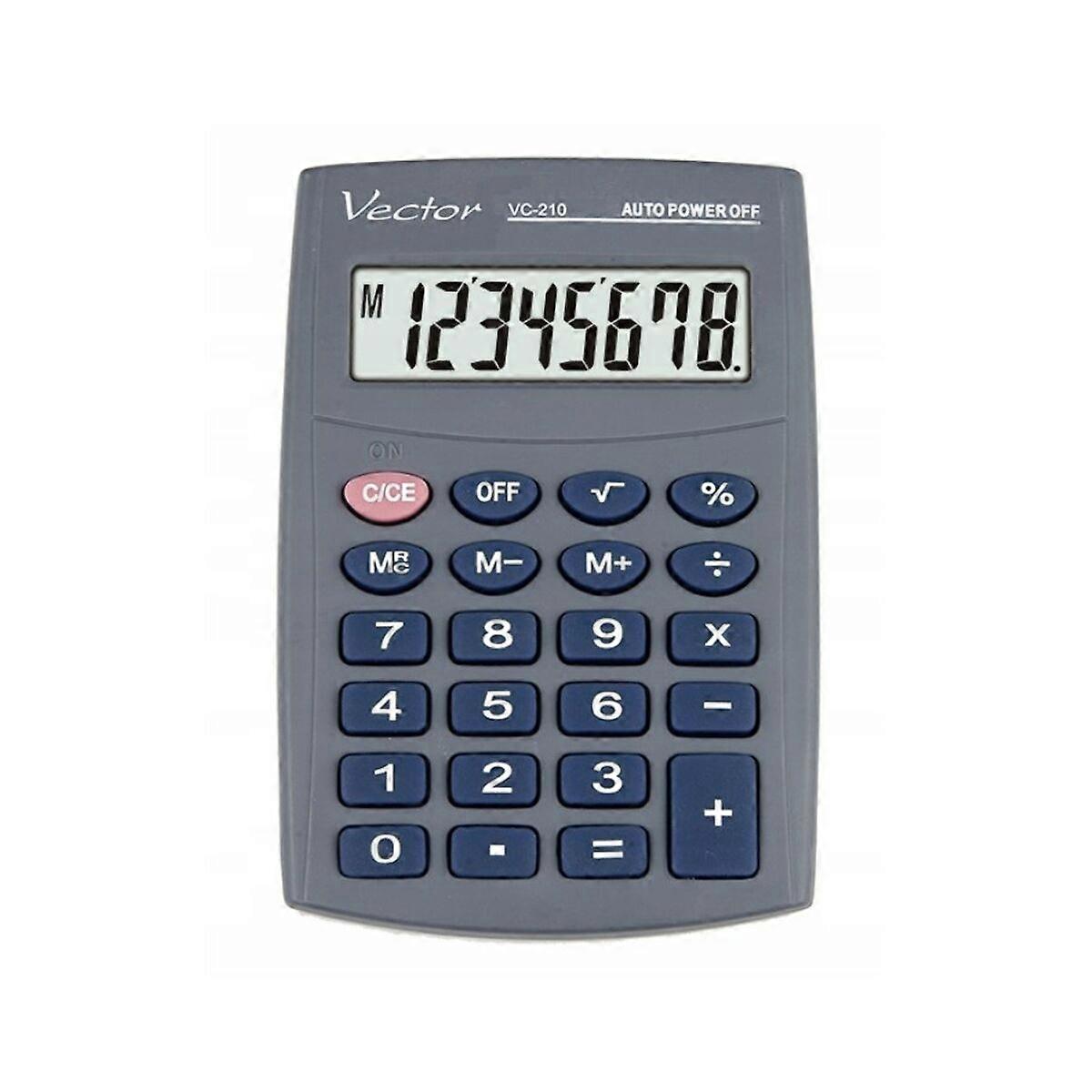 Calculator Vector KAV VC-210III Grey Plastic