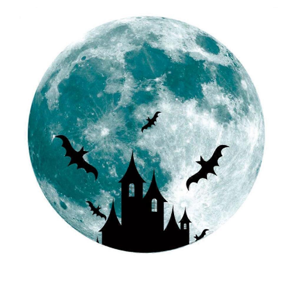 Wall Decals Halloween Night Mural for Decoration 2Pcs