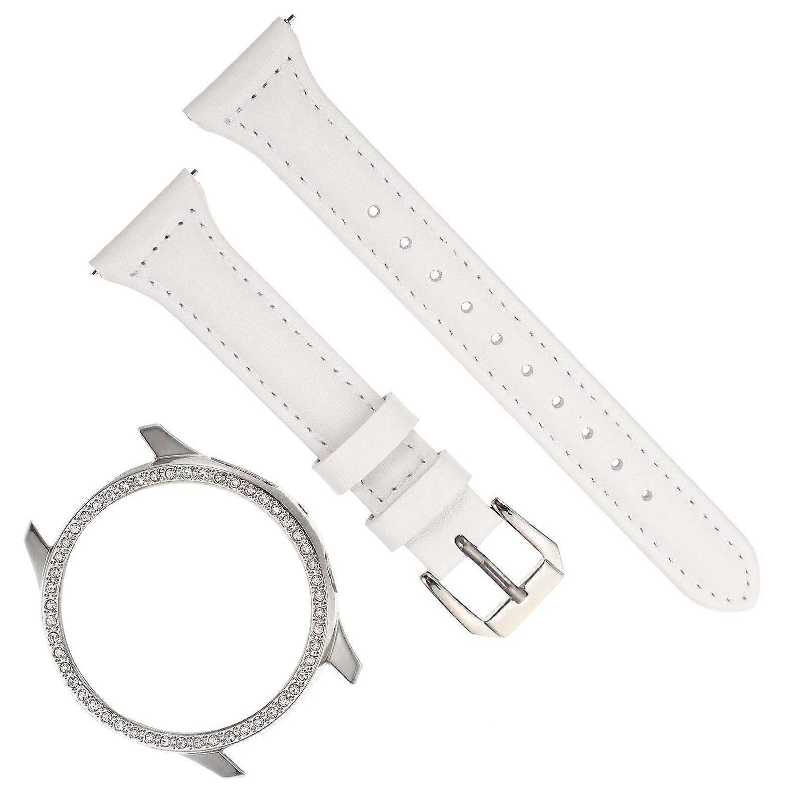 Watch Bezel Loop White Replacement for 2Sets Watch Straps Protection