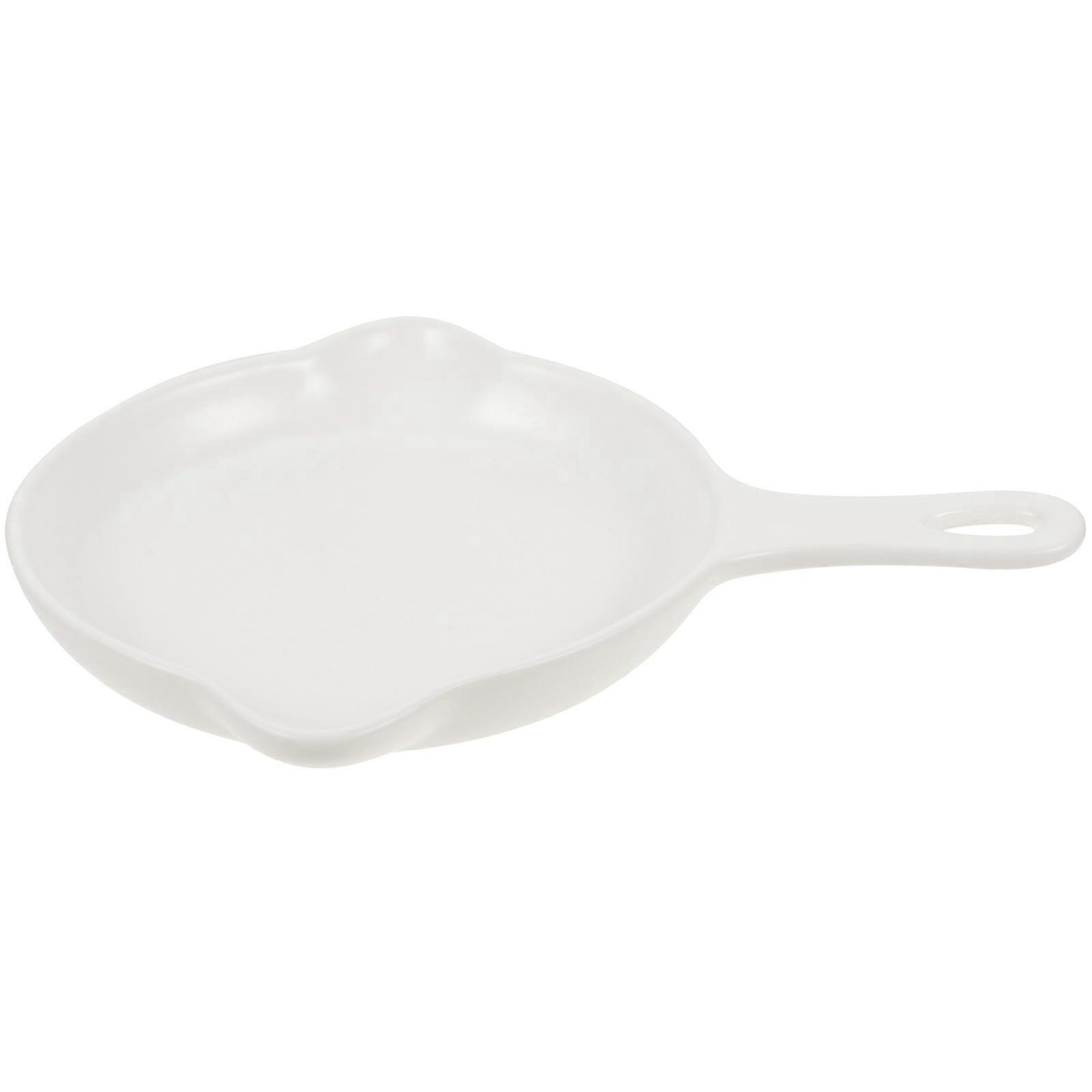 Ceramic Baking Pan for Food Preparing 4Pcs Japanese Style Round Handle