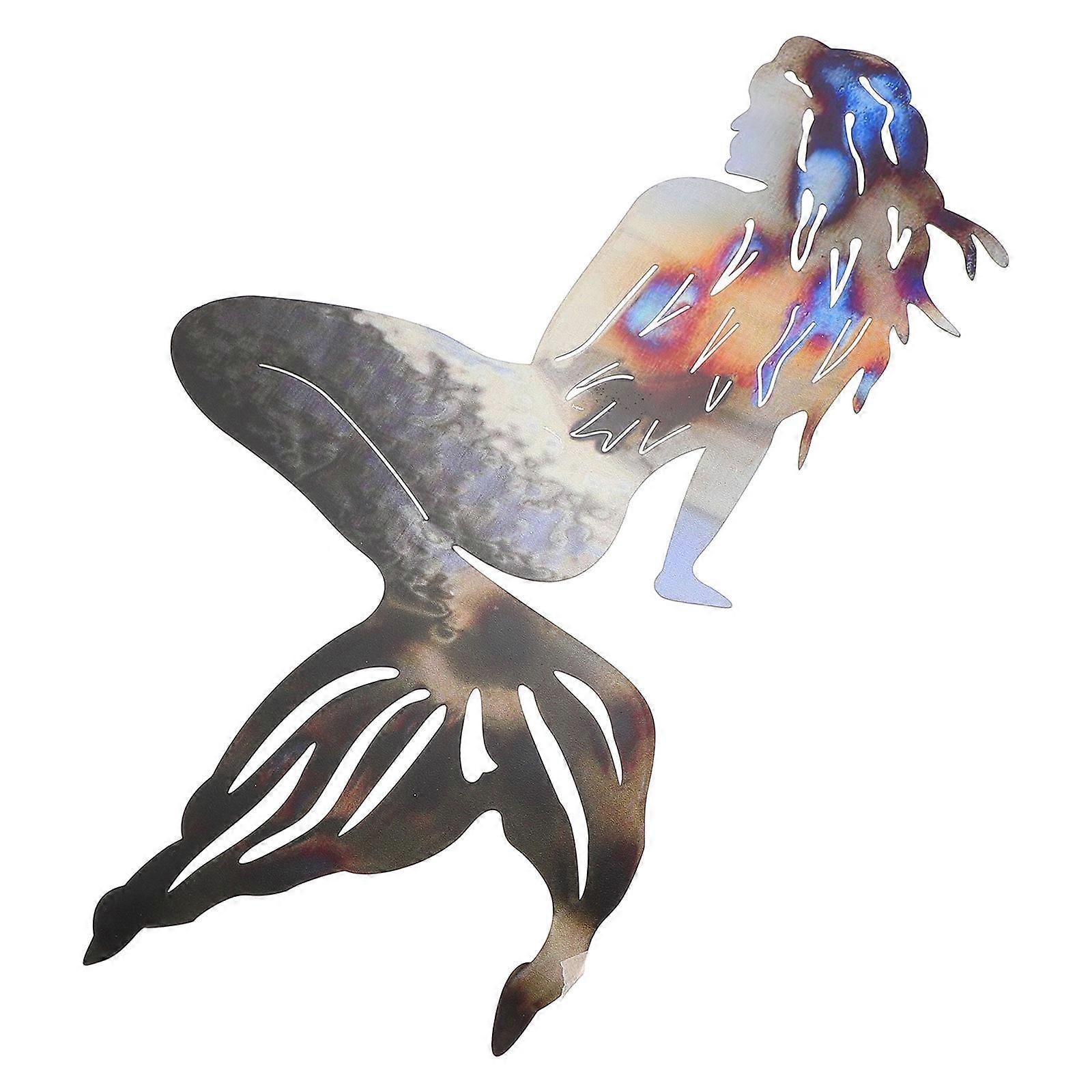 Hanging Decor Iron Wall Hanging Handicraft Pendant 2Pcs