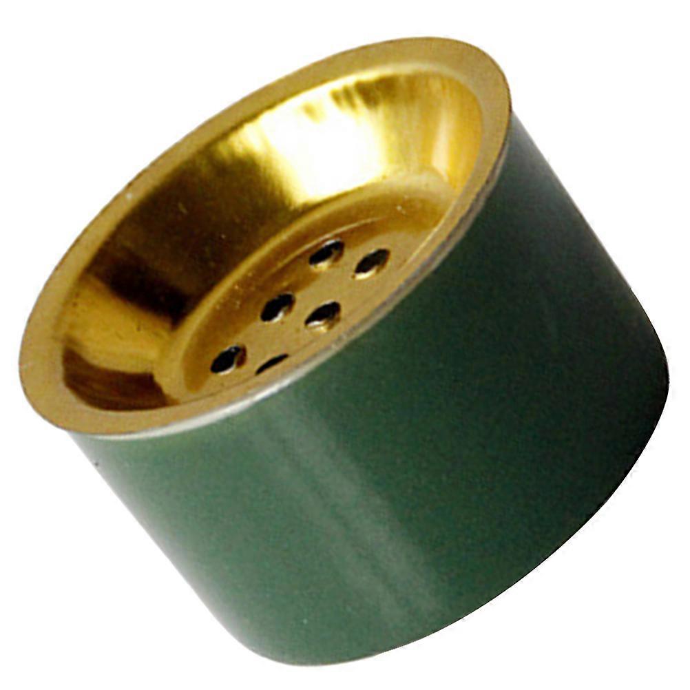 Incense Burner Ceramic Dark Green Incense Stick Burner 4Pcs Pack