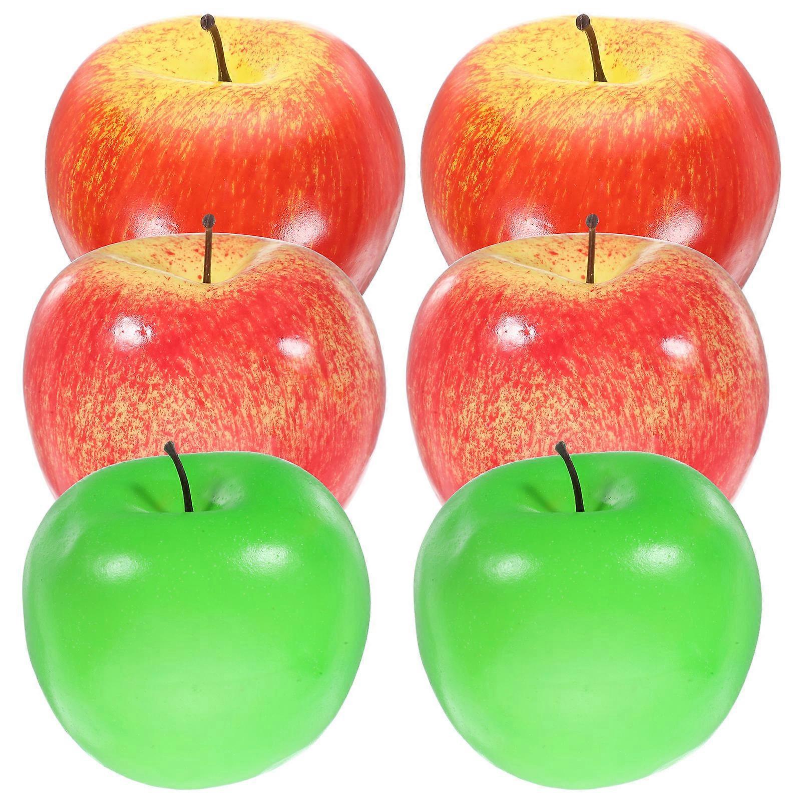 Artificial Model Props for Playing 24Pcs Lifelike Fruit Decorations
