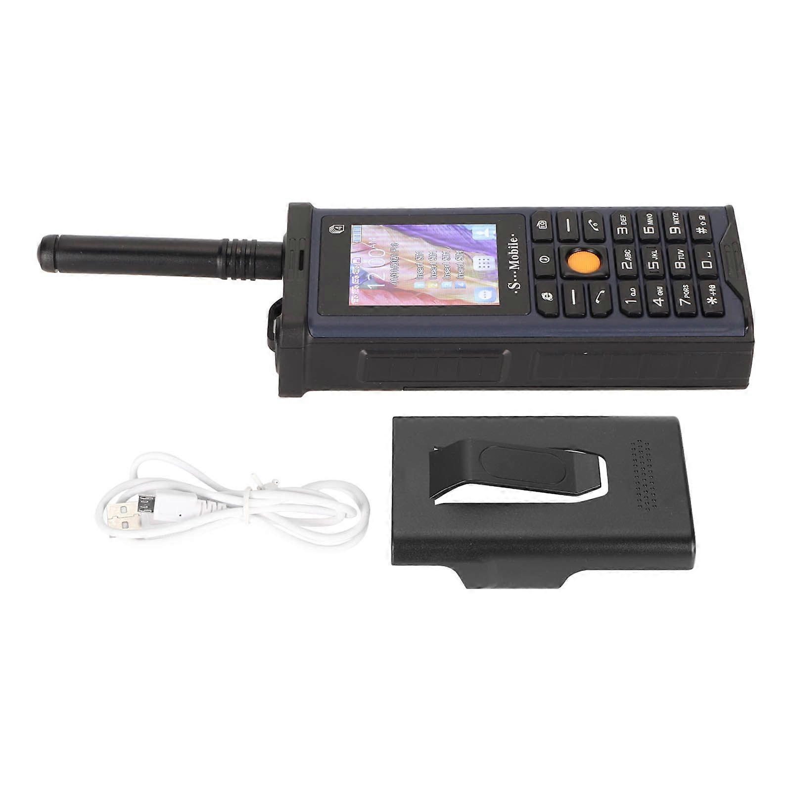 SG8800 Rugged Phone for Elderly 4 SIM Card 4 Standby Senior Cell Phone Big Button Clear Sound 10000mAh Support Bluetooth Camera Flashlight Blue