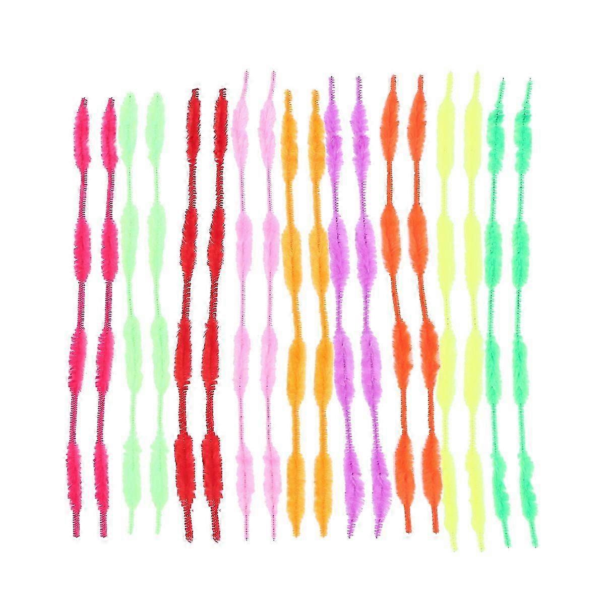 Bendable Sticks Kid Crafts Bulk Creative Twisting Tools Handmade Art Nursery Mixed Color 100Pcs