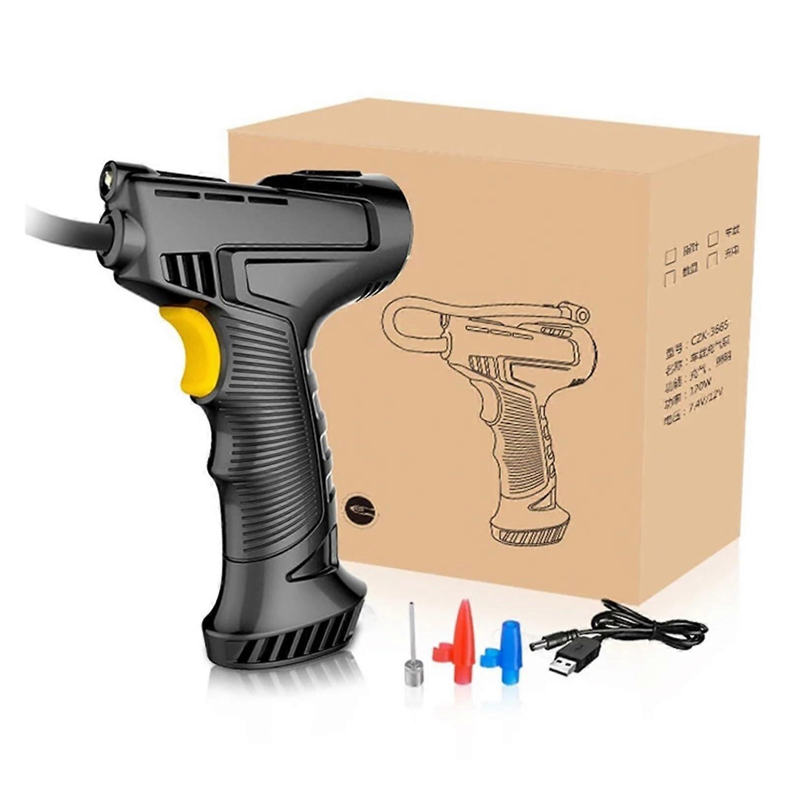 120W Digital Tire Inflator With Cable Or Wireless Portable Car Air Pump Quick Inflation Easy To Use