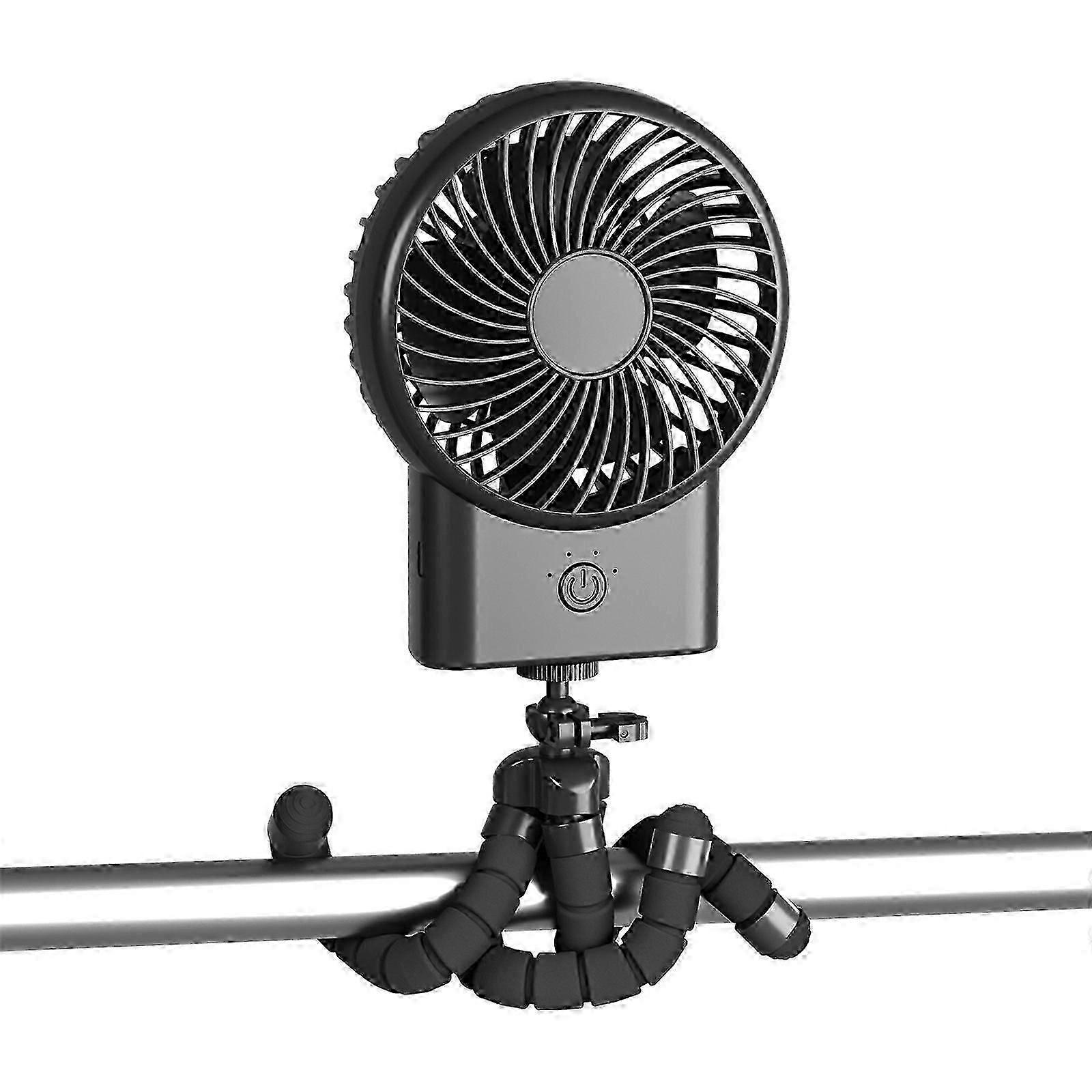 2000mAh Octopus Fan Portable Portable Support Multifonctionnel Ventilateur Desktop