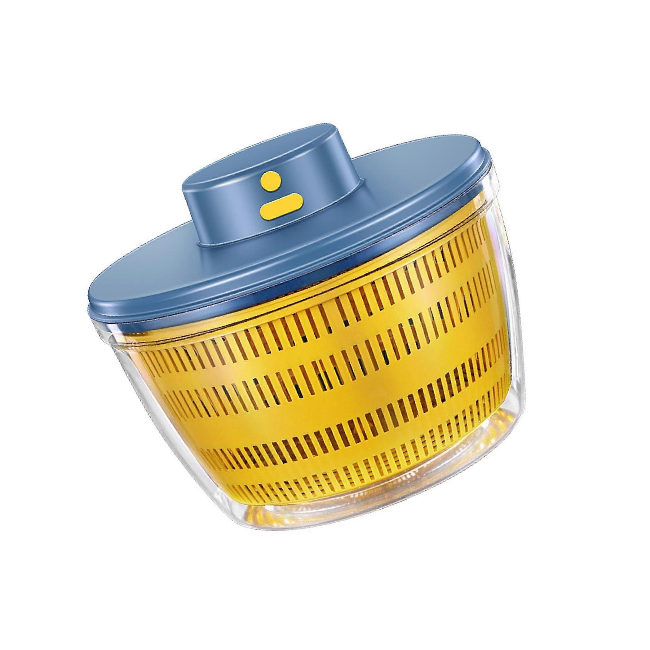 Electric Salad Spinner Automatic Draining System for Lettuce Vegetable 