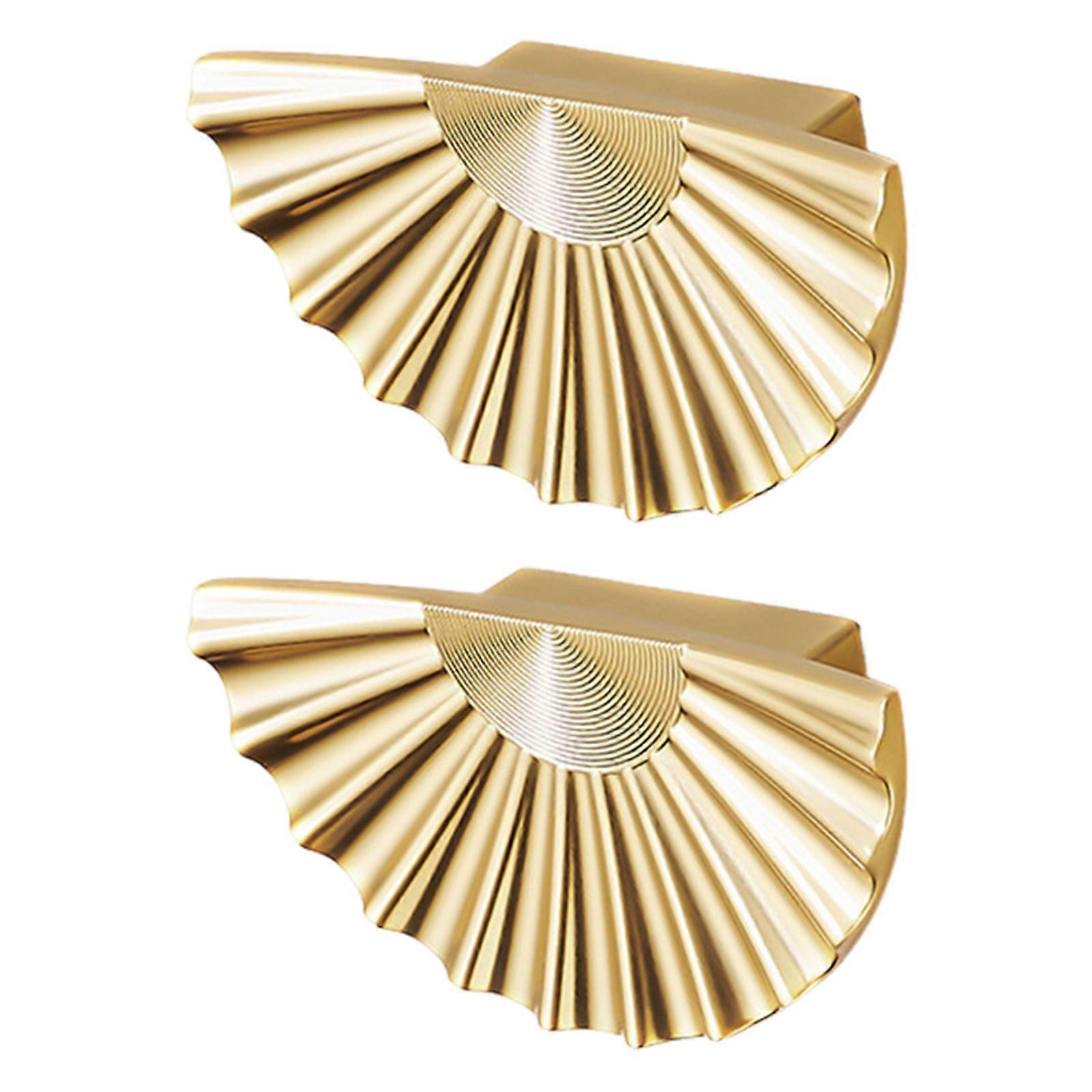 Cabinet Drawer Semi-Circle Pulls Knobs French Style Easy Installation Quick Furniture Upgrade for Study Room Bookcase Hardware