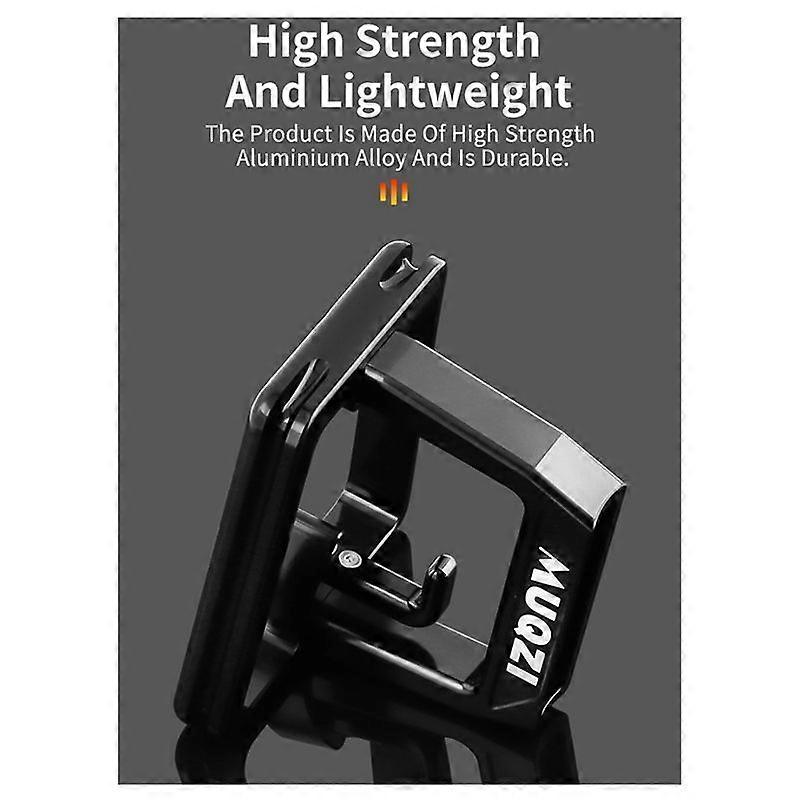 MUQZI for Brompton Front Carrier Bag Carrier Block 3 Hole,Black