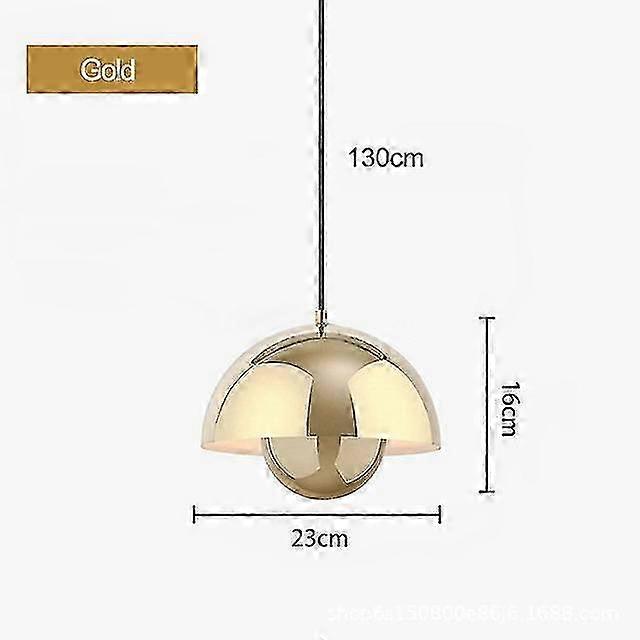 25-26 Modern FlowerPot Pendant Light, Semicircular Ceiling Lamp for Indoor Spaces