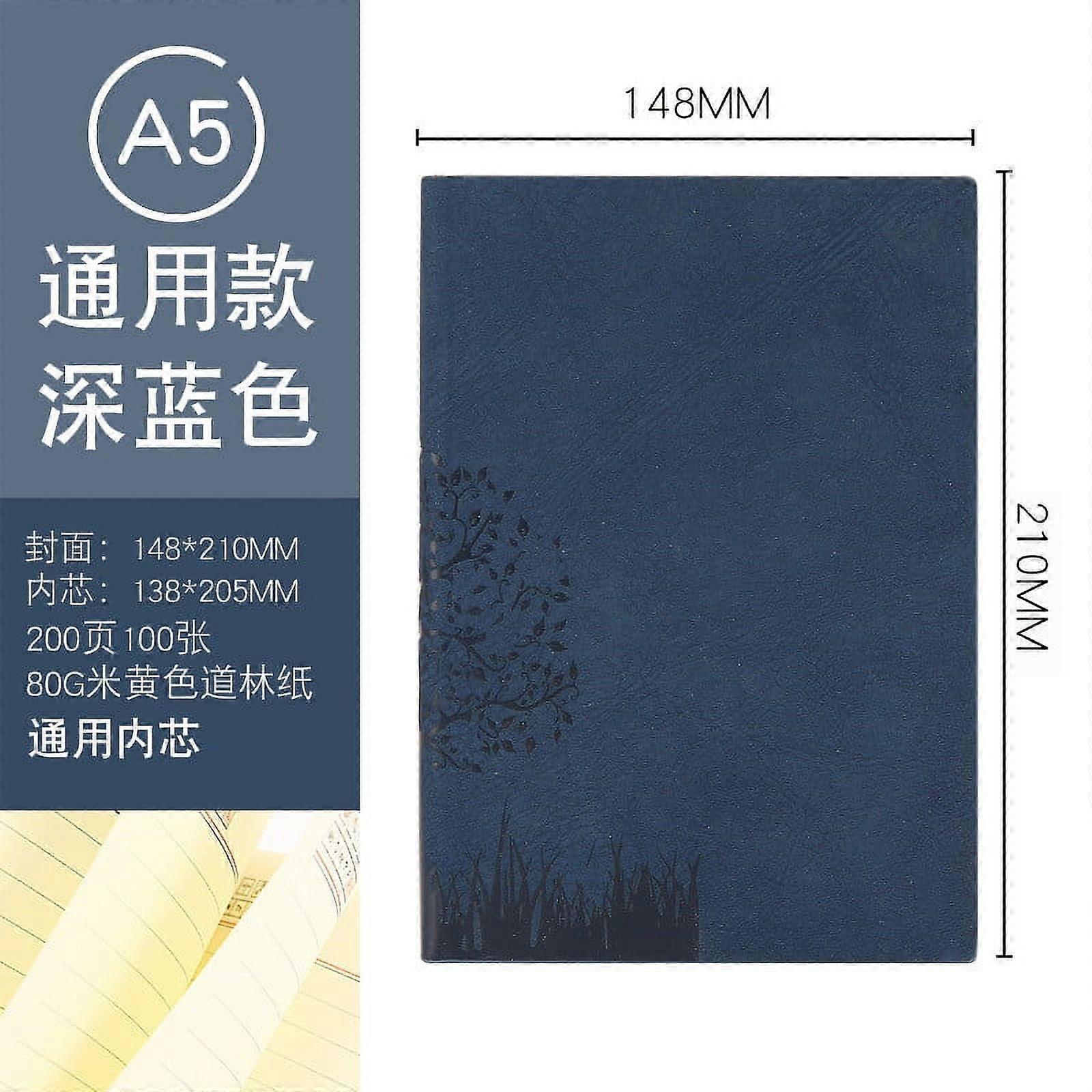 Blank Paper Notebook 100 Sheets - Notebook A5 Business Diary Stationery B5 Office Notebook