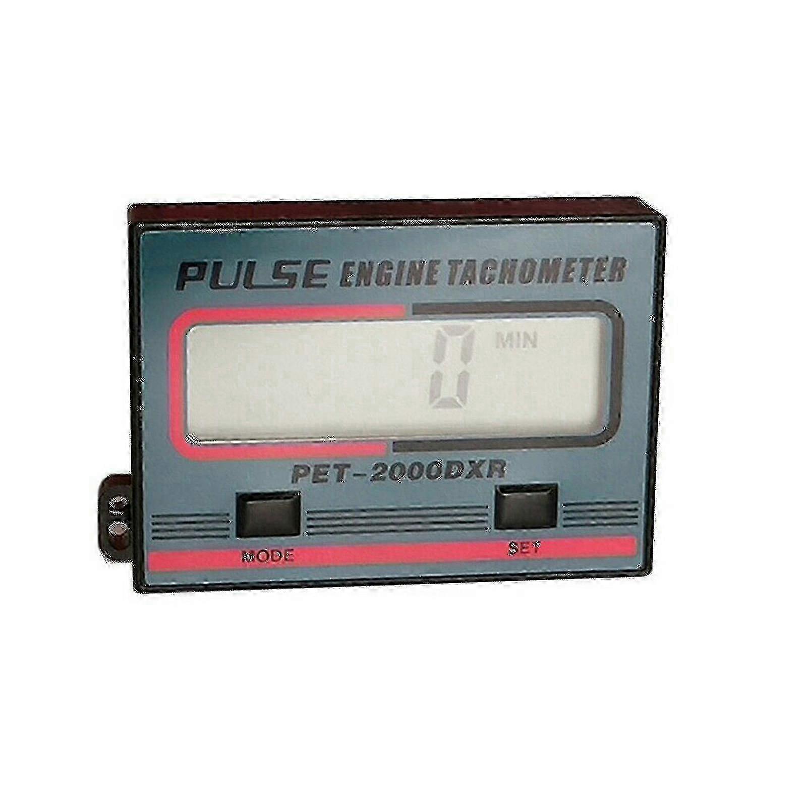 Digital Tachometer & Hour Meter, Multi-Function RPM Counter for Chainsaws/Induction Motors