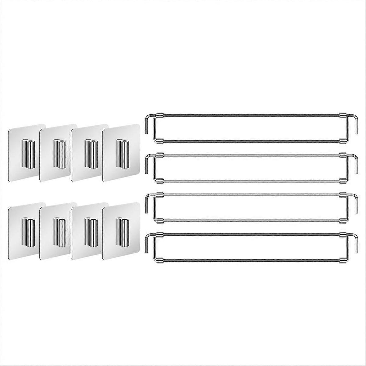4Pcs RV Refrigerator Bars 12.44-22.63inch Adjustable