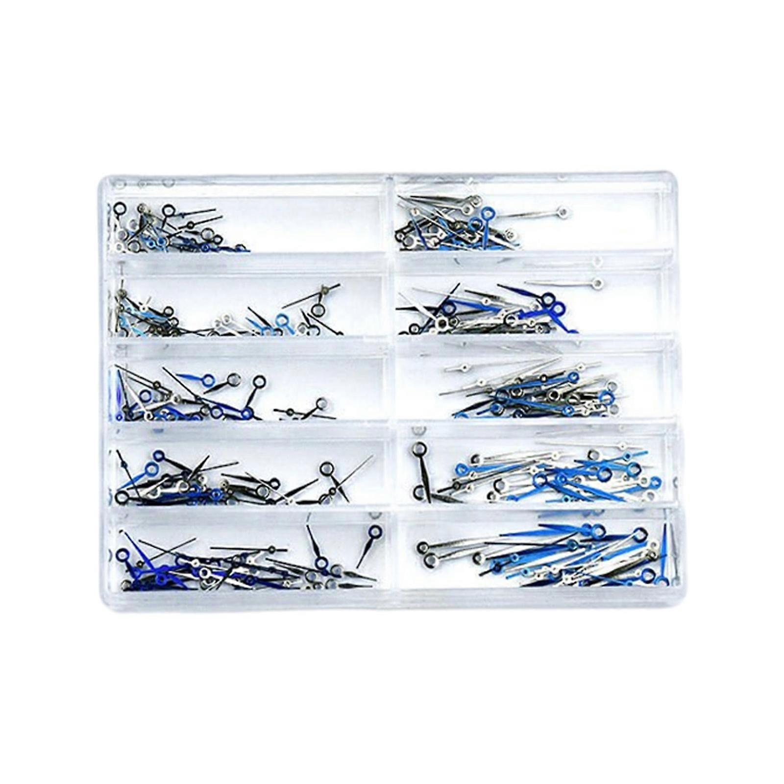 All Purpose Stainless Steel 3 Hand Set For Watchmakers Featuring Anti Corrosion Properties And Broad Adaptability  Silver Blue