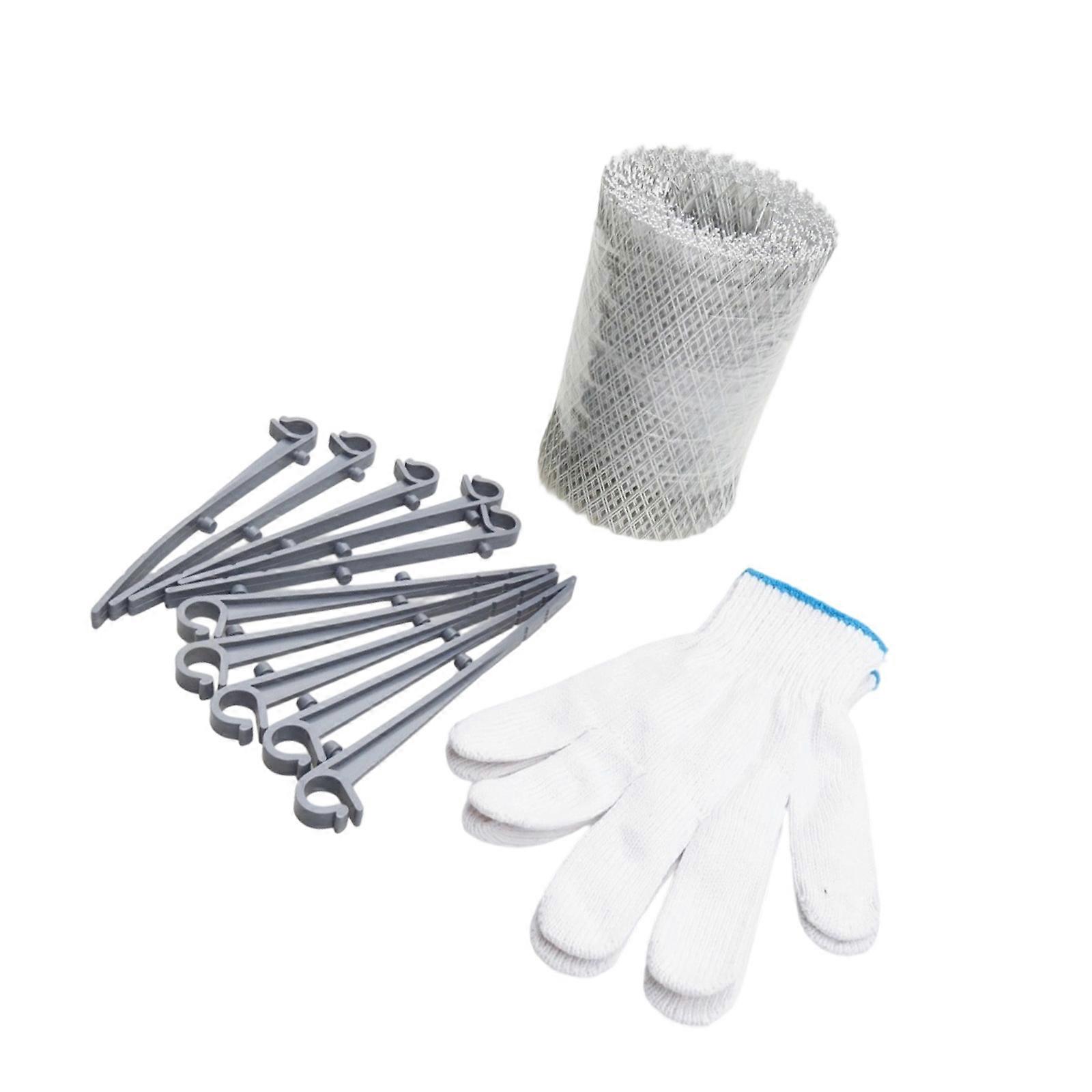 Universal Steel Gutter Meshing Guard Permanent Gutter Leaf Filters For Preventing Clogged Downspouts & Leaf Accumulation Multicolor