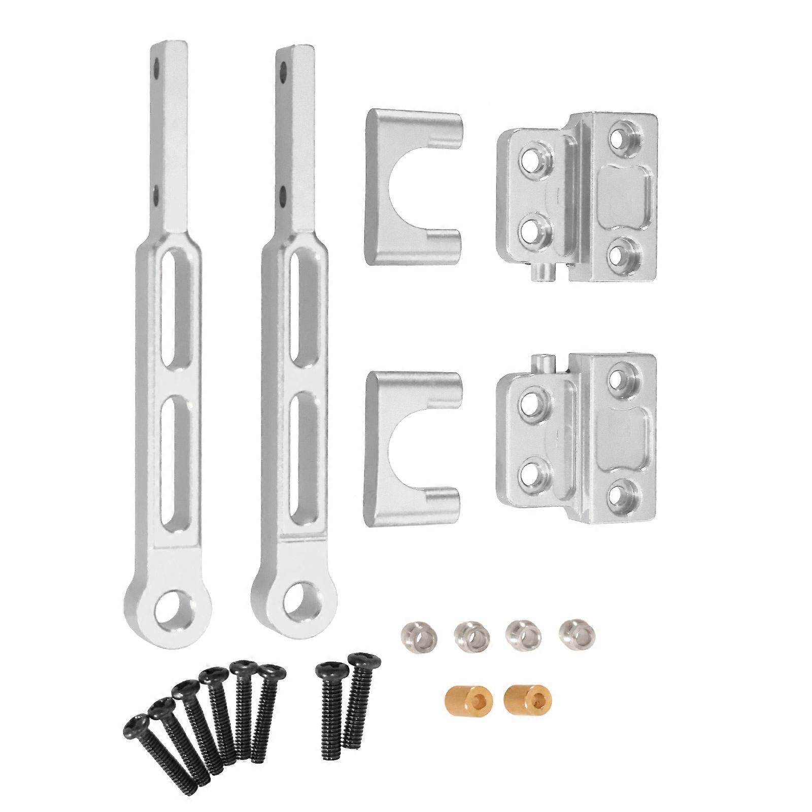 High Strength Lightweight Conversion System Easy Install Suspension Linkage Set Quick Fixing for 1/12 MN82 82s 82Pro  Silver
