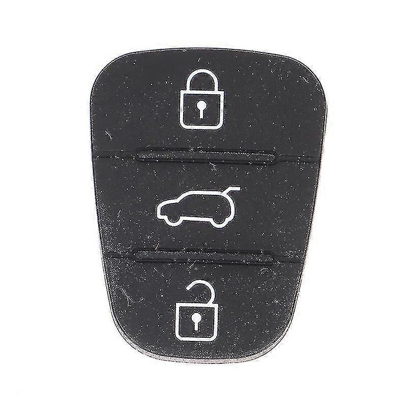 Silicone 3 Button Key Pad Shell Replacement Key For Hyundai Kia Auto Keys Partd