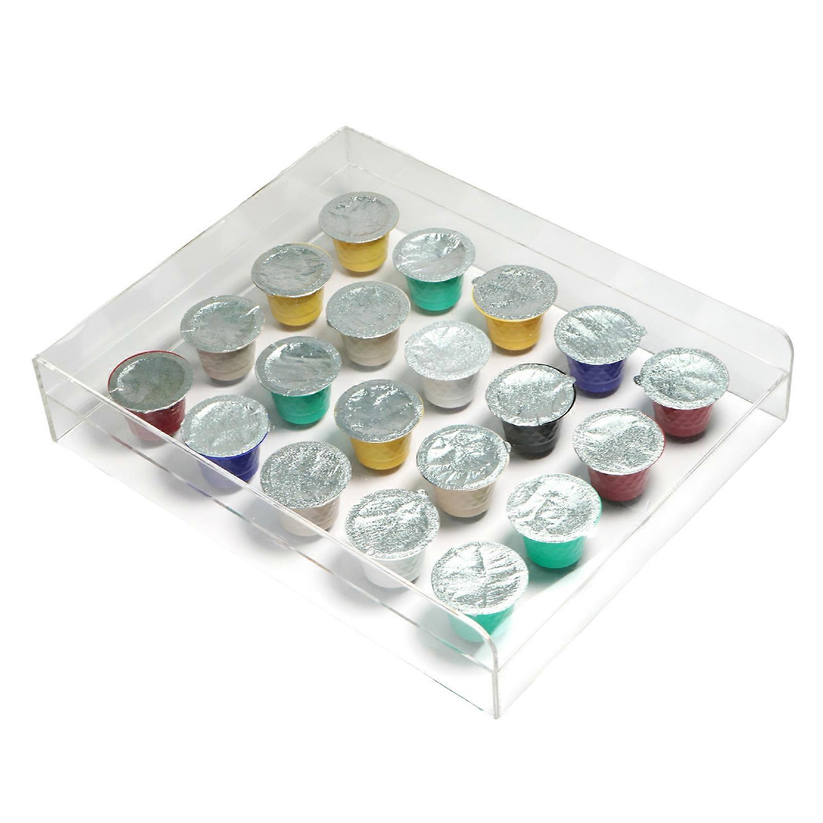 Acrylic Coffee Pod Refill Transparent Manual Filling Board for Home Office Brewing Easy Assembly For Espresso Pod Multicolor