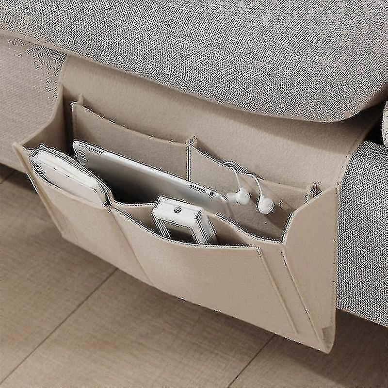 السرير شعر حقيبة التخزين مع جيوب السرير أريكة مكتب شنقا المنظم لمجلات الهاتف