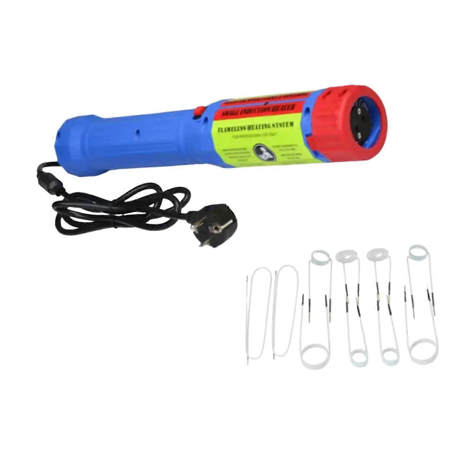 Portable Induction Heater Kit 1400W 110V Versatile Accessories with 10 Coils