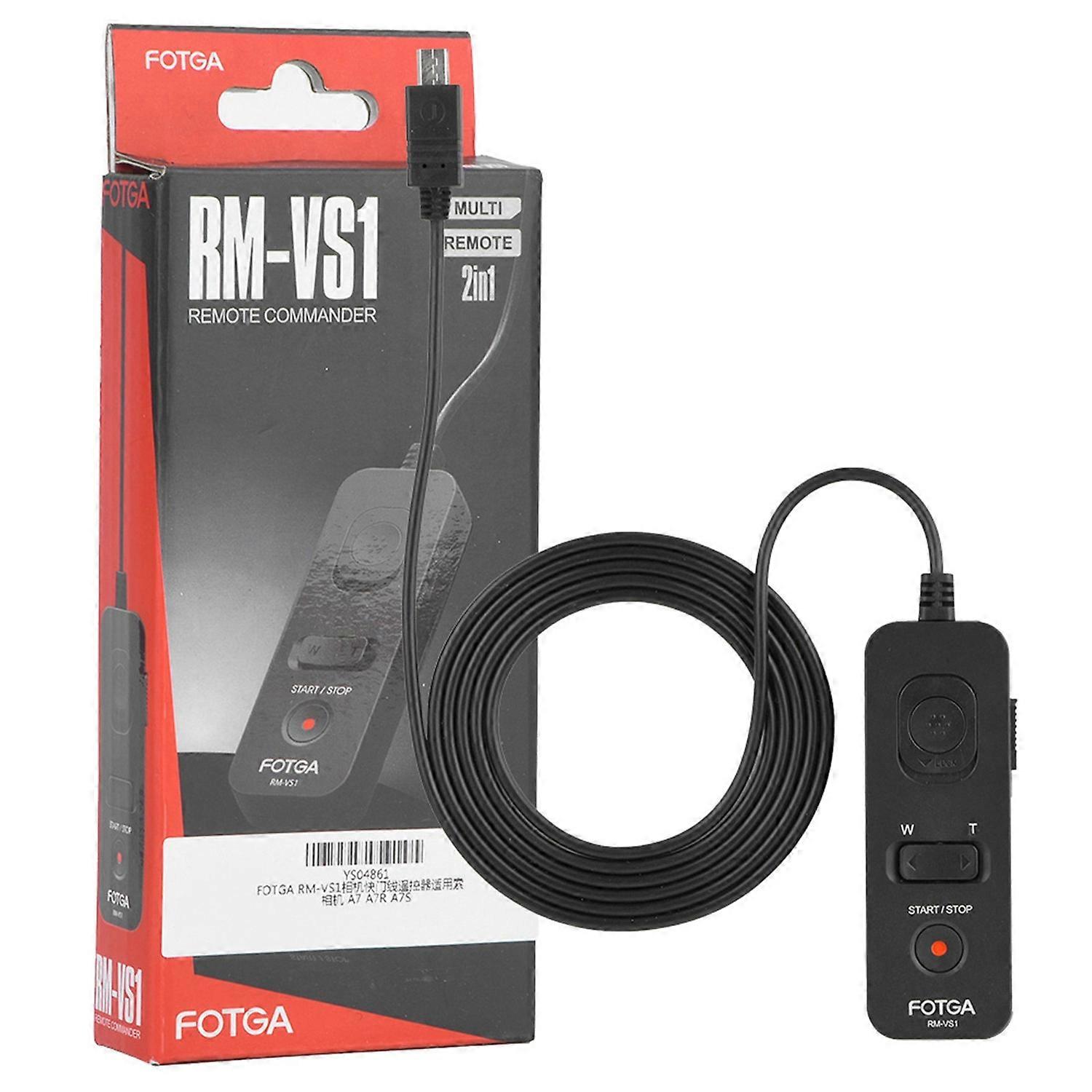 FOTGA RM‑VS1 Camera Remote Control Shutter Release Cord for A7 A7R A7S A7II A7RII
