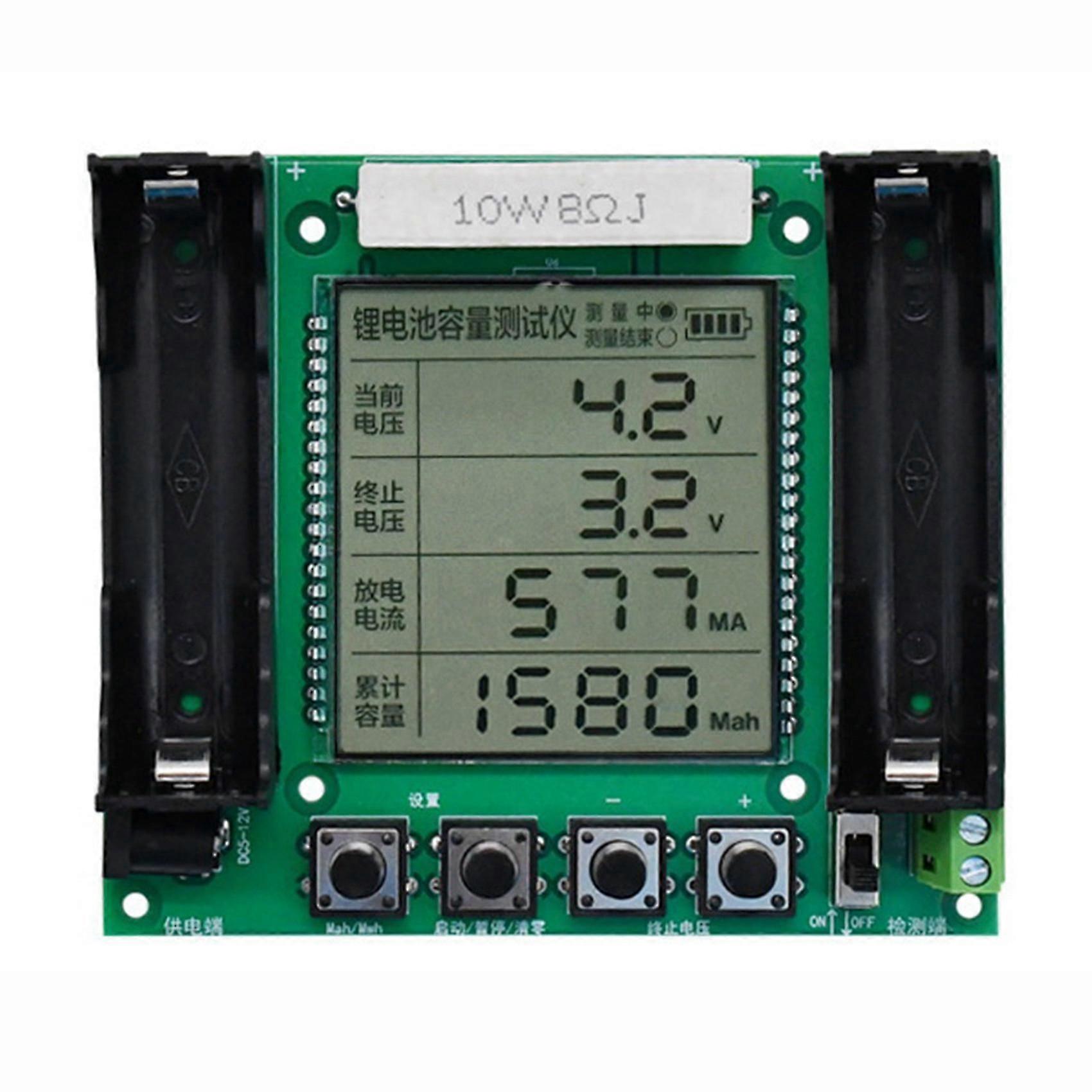 Xh-m239 18650 Lithium Battery Capacity Tester Module With Lcd Display Mah/ Measurement High Precisi