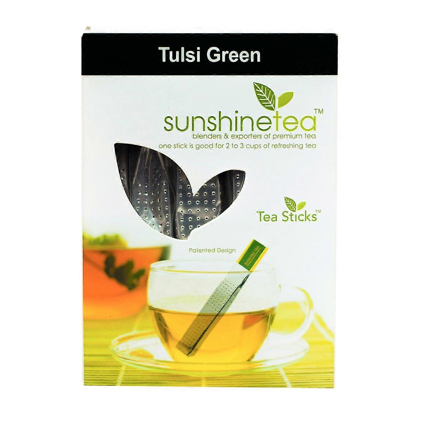 Green tea with tulsi (10 pack), Tulsi Green, Sunshine Tea