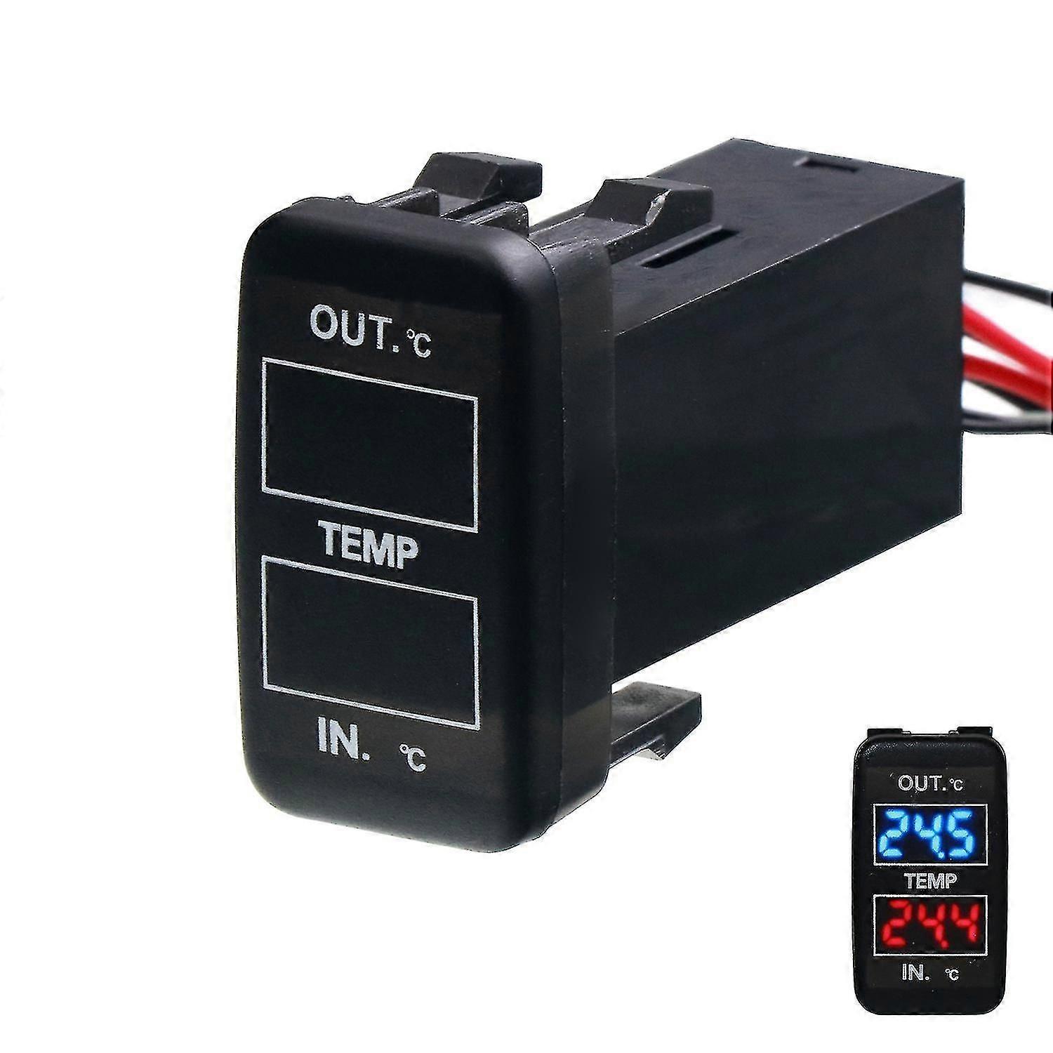 Dual Temperature Display Inside And Outside The Car Dual Temperature Sensor For P Prius