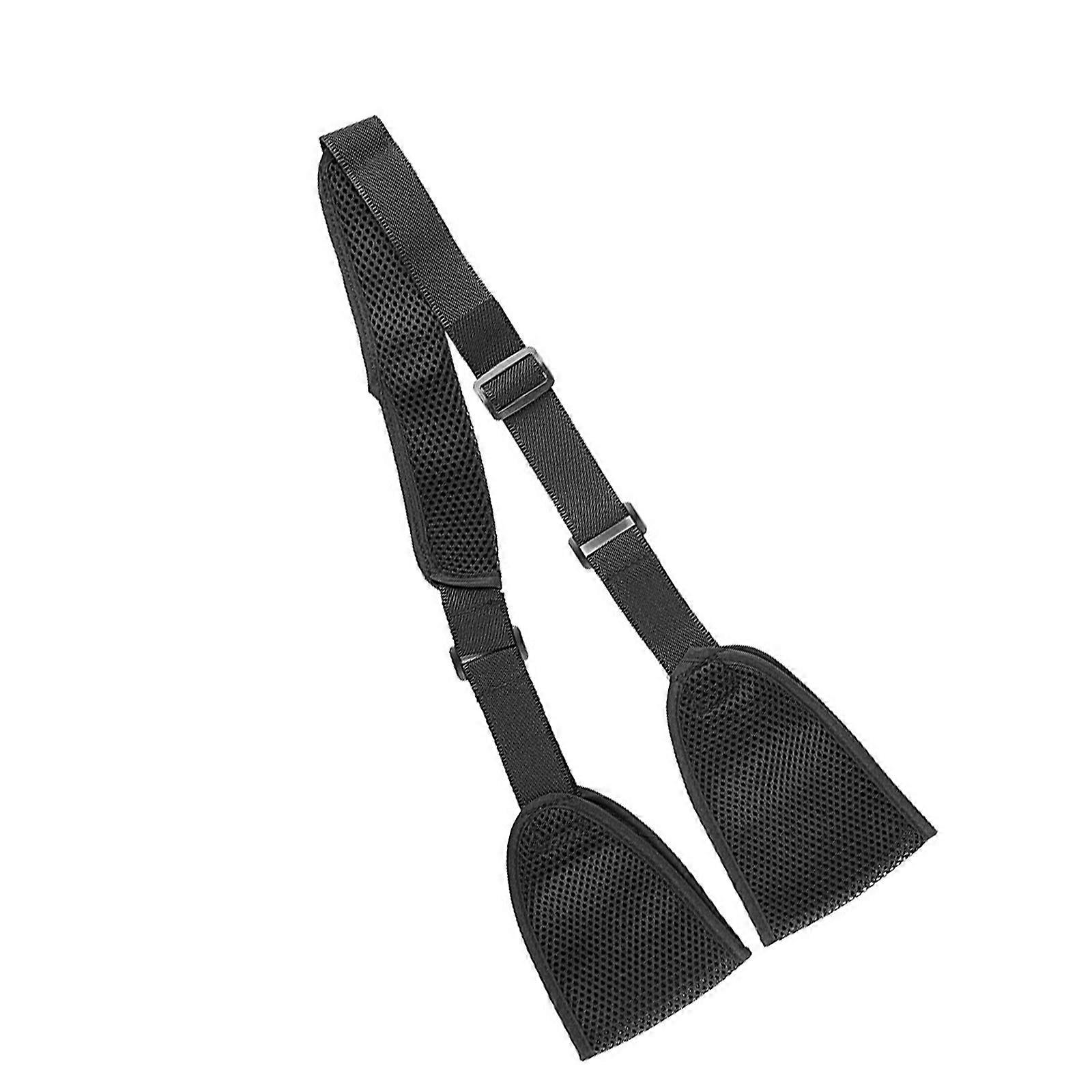 Lightweight Elbow Wrist Brace with Stabilizing Straps Adjustable for Daily Use Recovery  Black