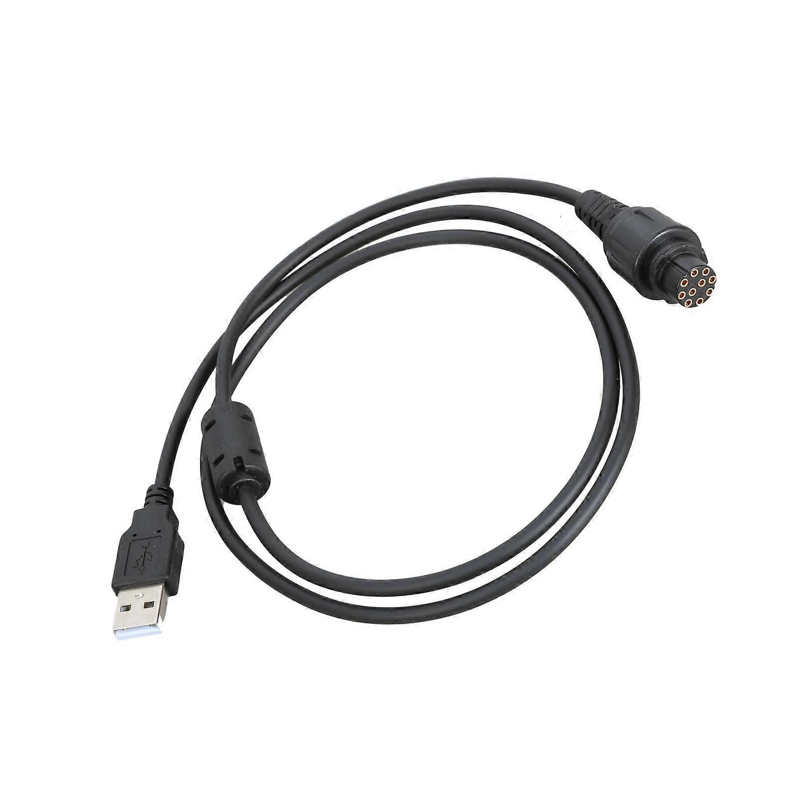 USB Programming Cable 100cm USB interfaces Cord USB Programming Wire ABS & Metal Cable Suitable for Hytera MD78XG MD780 Multicolor