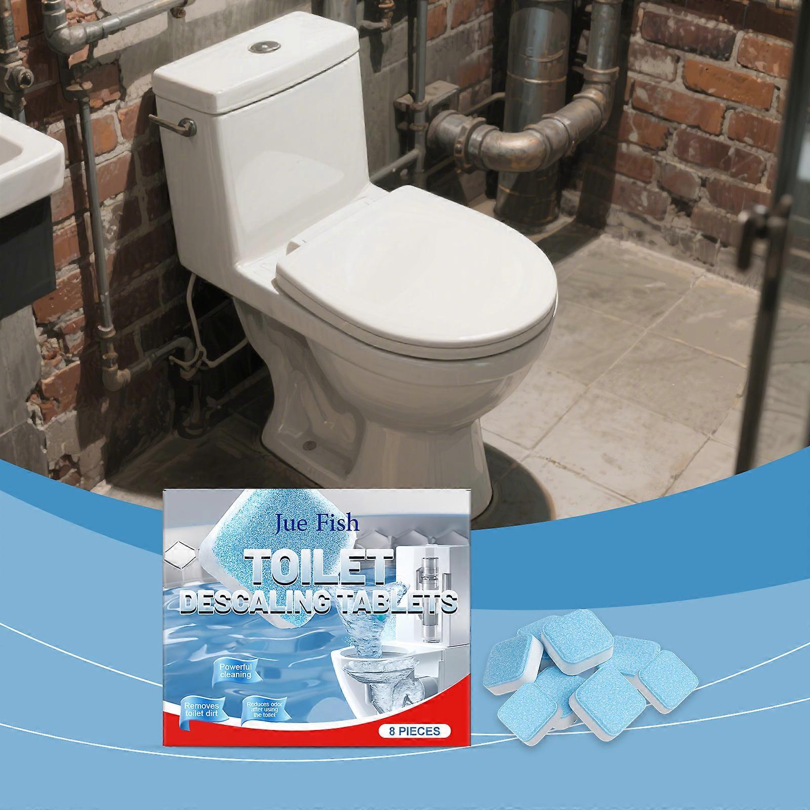 Jue Fish Toilet Descaling Tablets: Remove Dirt And Scale, Freshen Odor, Clean And Maintain, Automatic Cleaning Effervescent Tablets